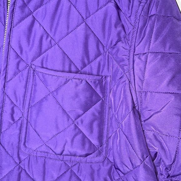 Quilted Purple Ralph Lauren Jacket - Picture 3 of 10